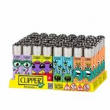 MECHERO CLIPPER CLASSIC LARGE "MONSTER WEED 2" (DISPLAY 48 UDS)