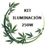 KIT 250W BOLT + REFLECTOR STUCO + PURE LIGHT HPS 250 W GROW-BLOOM MAX 